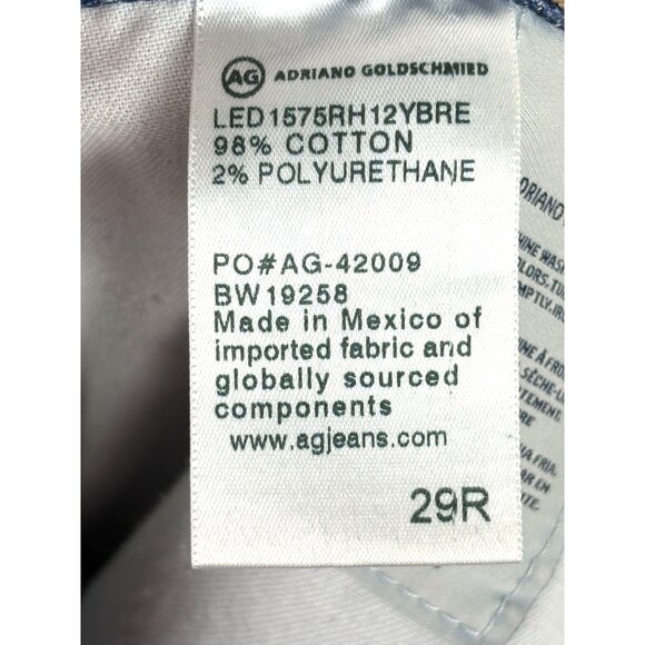 Adriano Goldschmied The Ex-Boyfriend Slim , Slouchy Slim Ag-Ed Jeans Women's 29R - Picture 16 of 16